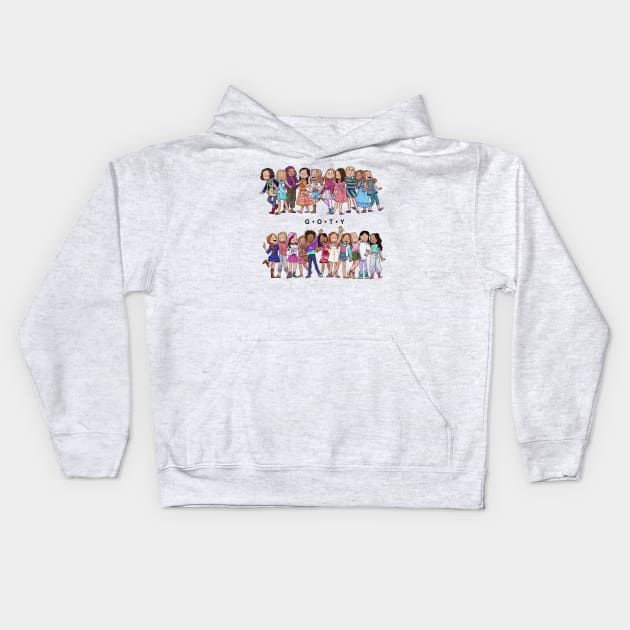 American Girl - Girl of the Year 2001-2023 (B) Kids Hoodie by LaurenS